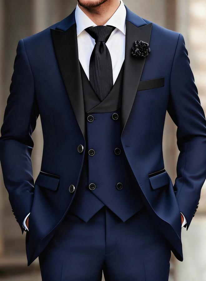 تايك تو طقم بدلة 3 قطع بليزر وفيست وبنطلون - Image 5